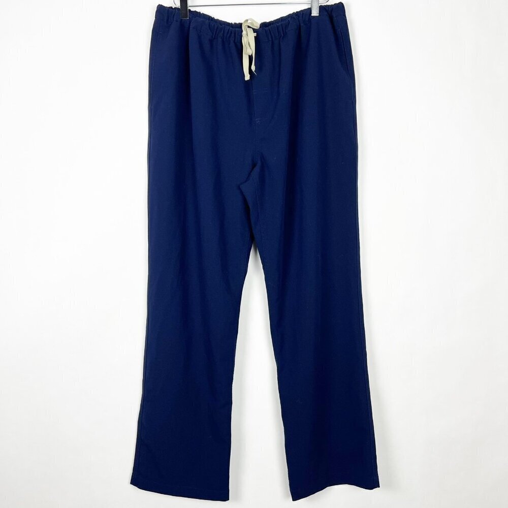 Figs Technical Collection Pisco Basic Scrub Pants Pull On Navy Men's Size XL